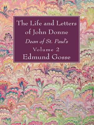 cover image of The Life and Letters of John Donne, Vol II